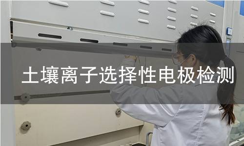 土壤离子选择性电极检测,土壤离子选择性电极检测机构,土壤离子选择性电极检测报告,中析研究所检测中心