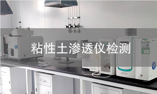 粘性土渗透仪检测,粘性土渗透仪检测机构,粘性土渗透仪检测报告,中析检测中心