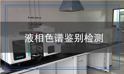 液相色谱鉴别检测,液相色谱鉴别检测报告
