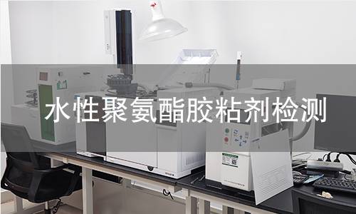 水性聚氨酯胶粘剂检测