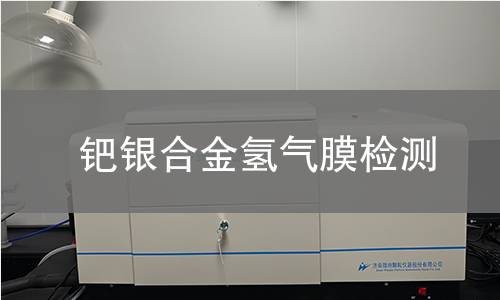 钯银合金氢气膜检测