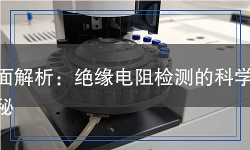 绝缘电阻检测,绝缘电阻检测报告