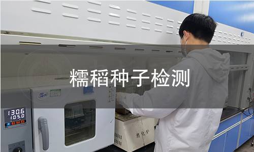糯稻种子检测,糯稻种子检测机构,糯稻种子检测报告,中析研究所检测中心