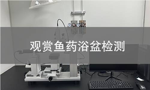 观赏鱼药浴盆检测,观赏鱼药浴盆检测机构,观赏鱼药浴盆检测