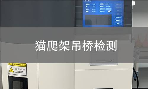猫爬架吊桥检测,猫爬架吊桥检测机构,猫爬架吊桥物理力学性能测试