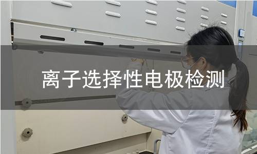 离子选择性电极检测,离子选择性电极检测机构,离子选择性电极检测报告,中析检测中心