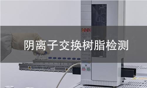 阴离子交换树脂检测,阴离子交换树脂检测机构,阴离子交换树脂检测报告,北京中科光析科学技术研究所检测中心