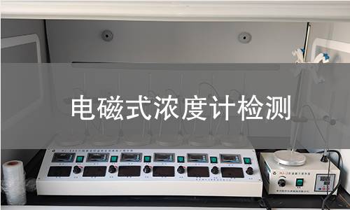 电磁式浓度计检测,电磁式浓度计检测机构,电磁式浓度计检测