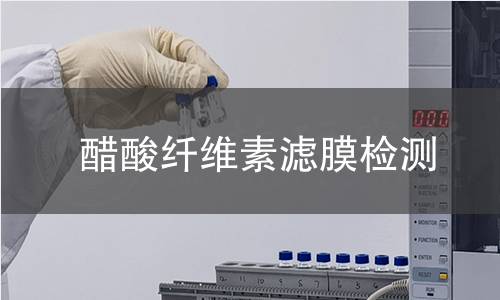 醋酸纤维素滤膜检测