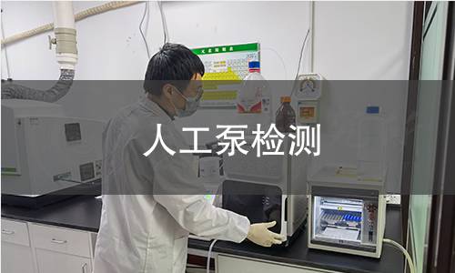 人工泵检测
