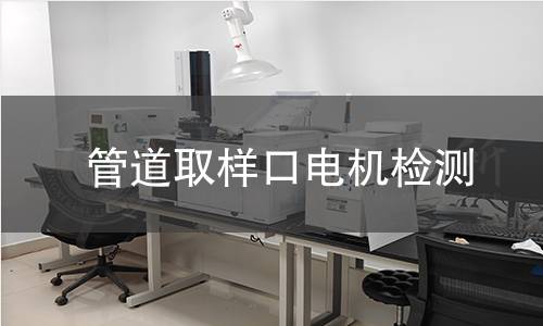 管道取样口电机检测