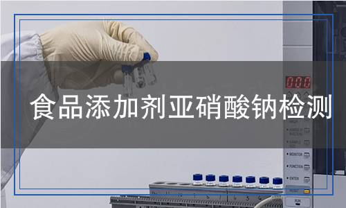 食品添加剂亚硝酸钠检测