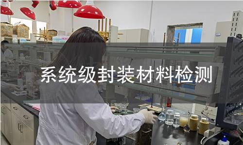 系统级封装材料检测