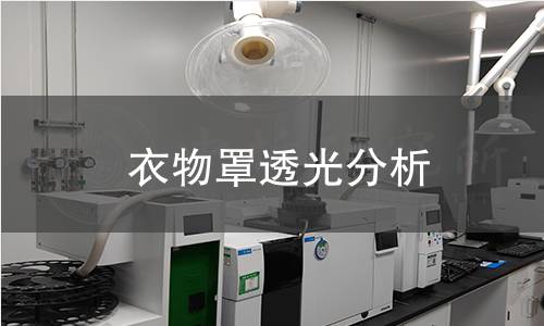 衣物罩透光分析