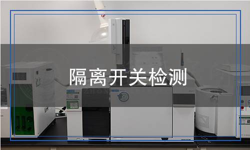 隔离开关检测,隔离开关检测报告
