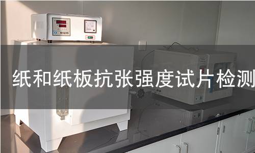 纸和纸板抗张强度试片检测,纸和纸板抗张强度试片检测机构,纸和纸板抗张强度试片检测报告,中析检测中心