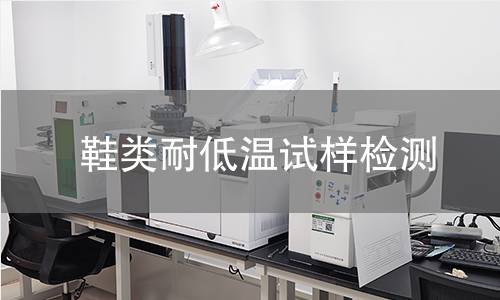 鞋类耐低温试样检测,鞋类耐低温试样检测机构,鞋类耐低温试样检测报告,中析研究所检测中心
