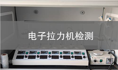 电子拉力机检测,电子拉力机检测机构,材料力学性能测试